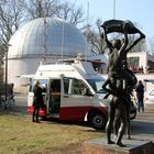 Sonnenfinsternis, Planetarium Cottbus: Die ersten Neugierigen treffen ein