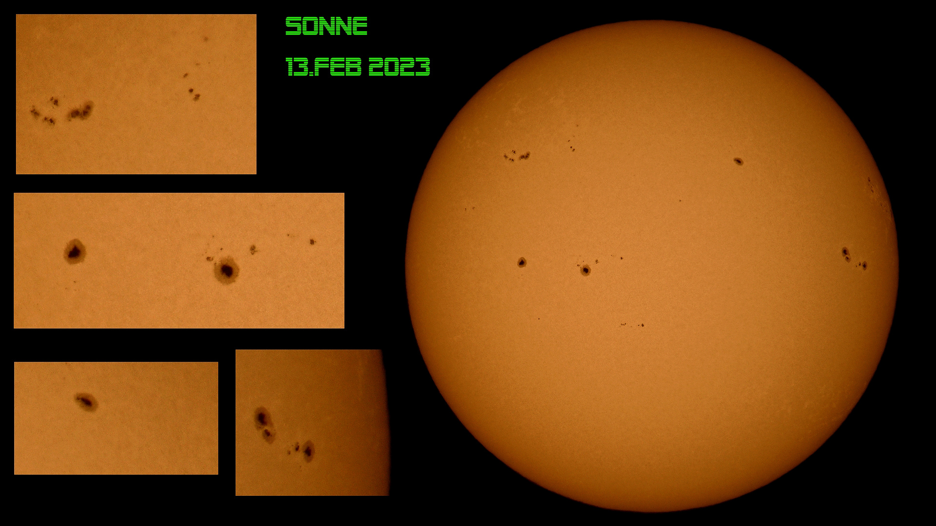 Sonnenflecken 13.Feber 2023