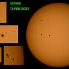 Sonnenflecken 13.Feber 2023