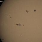 Sonnenflecken am 18.Juli 2023 morgens