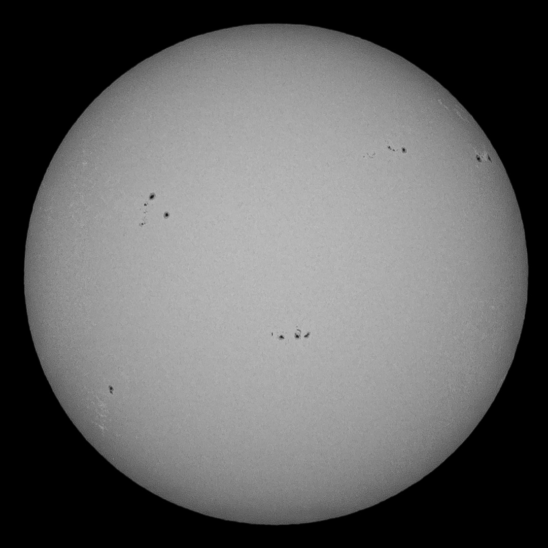 Sonnenflecken Anfang Januar 2023