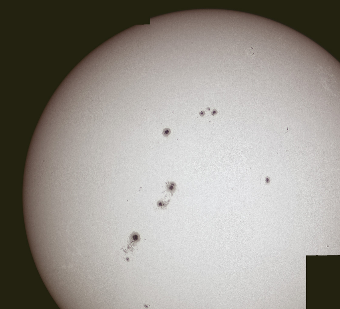 Sonnenfleckengruppe am 06.07.2014