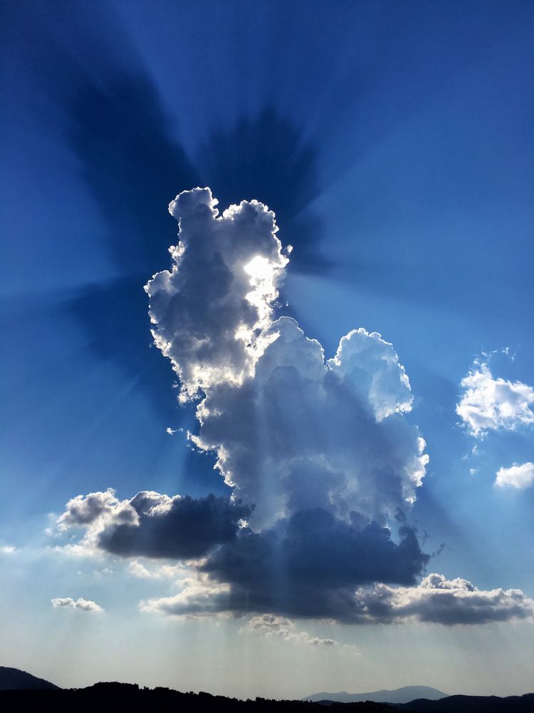 Sonnengruß Foto &amp; Bild | sonne, wolken, himmel Bilder auf fotocommunity