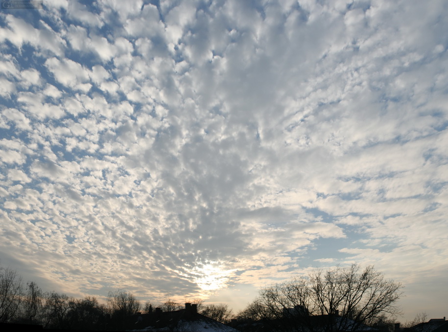 Sonnenlicht durch Cumulus Floccus