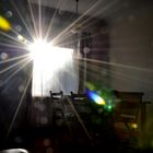 Sonnenlicht durch das Fenster