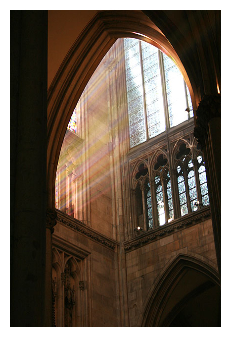 Sonnenlicht im Kölner Dom