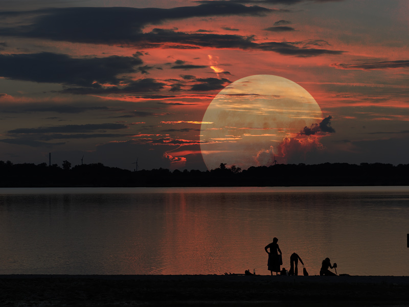 Sonnenmondunteraufgang...