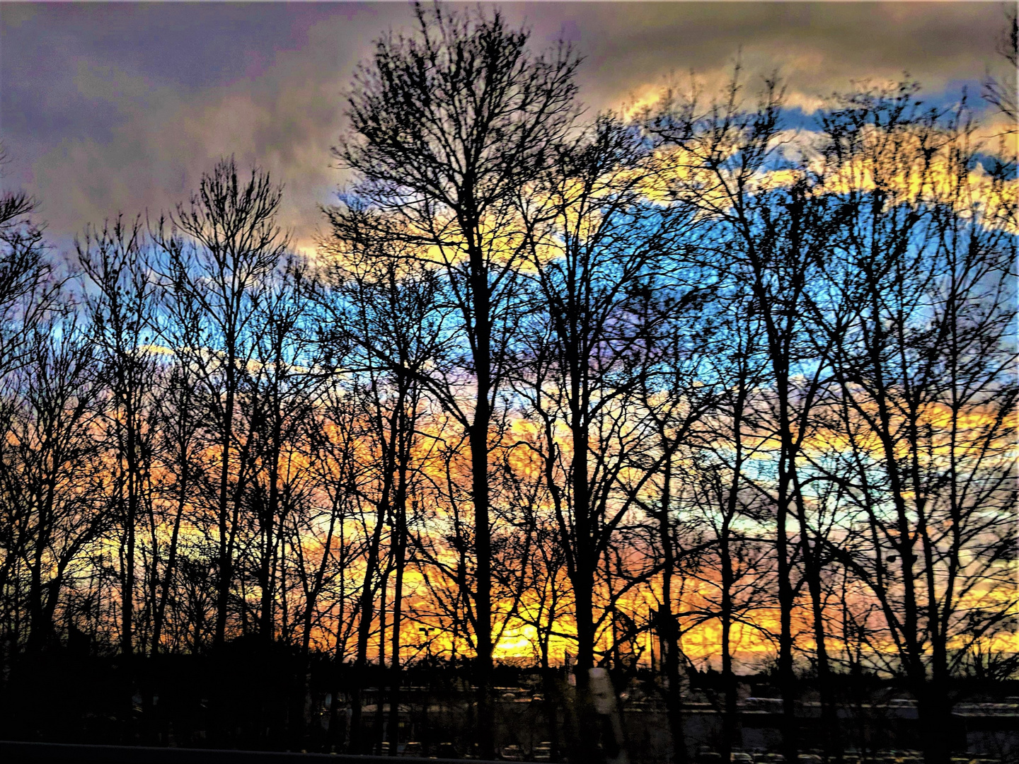 Sonnennuntergang schenkt viele Farben!