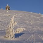 Sonnenobservatorium im tiefsten Winter