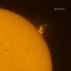 Sonnenprotuberanz vom 16.3.2023