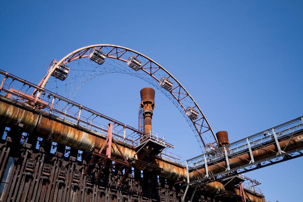 Sonnenrad auf der Kokerei Zollverein