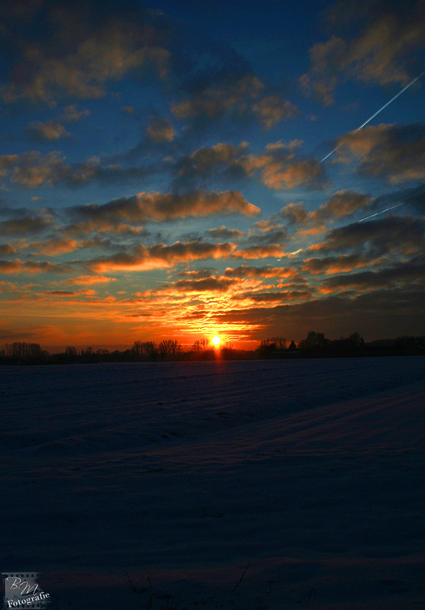 Sonnenrot und Pulverschnee