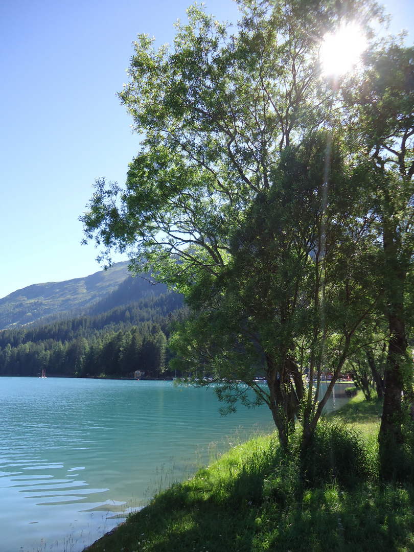 Sonnenschein am Bergsee