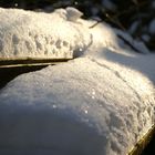 Sonnenschein auf dem Schnee