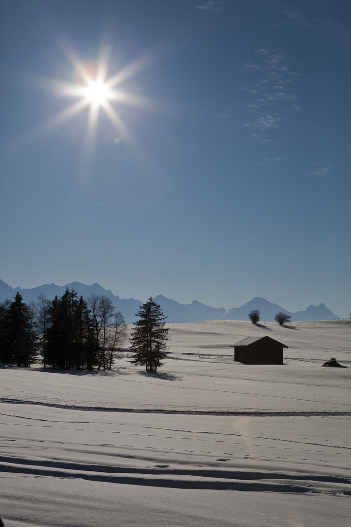 Sonnenschein im Allgäu