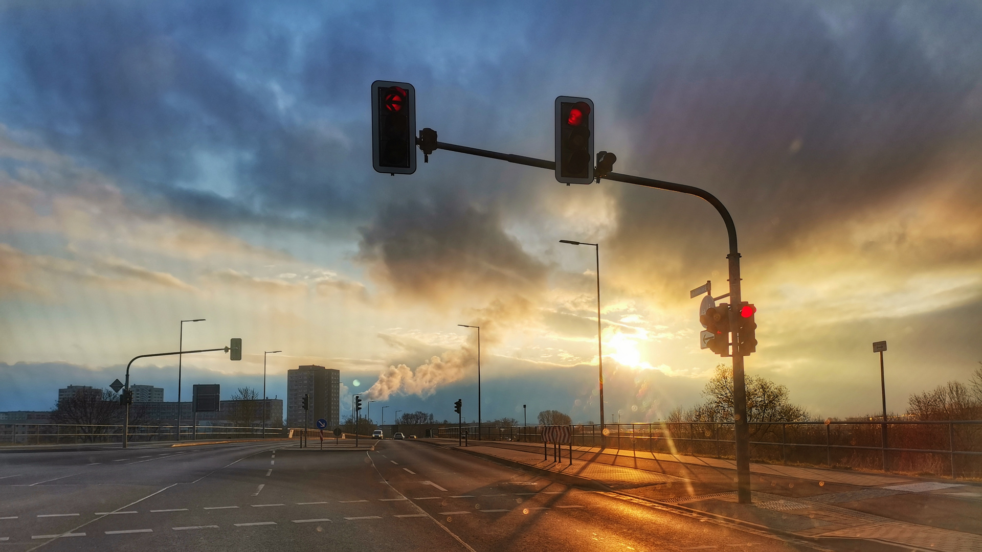 Sonnenschein in der Stadt