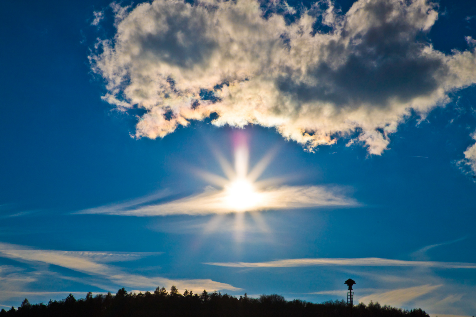 Sonnenschein über Lauffenmühle