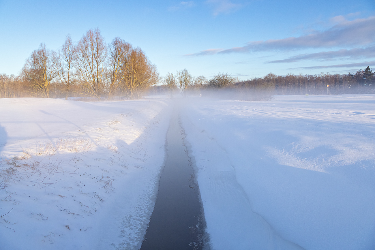 Sonnenschein und Nebel