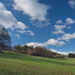 Sonnenschein, Wolken und ein kalter Nordwind