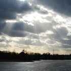 Sonnenschimmer am Rhein