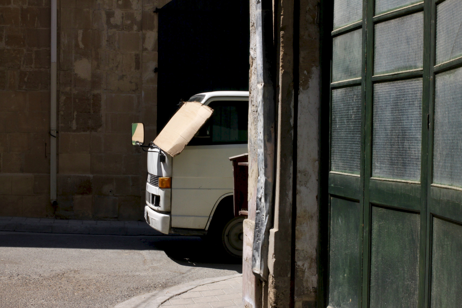 Sonnenschutz, Old Town, Nikosia, CY