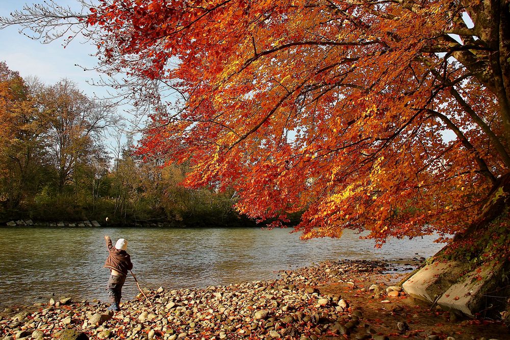 Sonnenseite des Herbstes