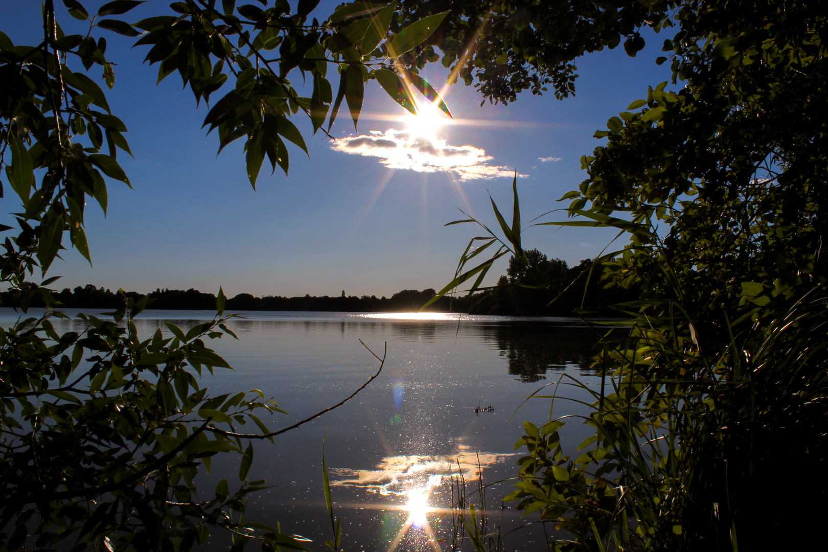 Sonnenspiegelung 