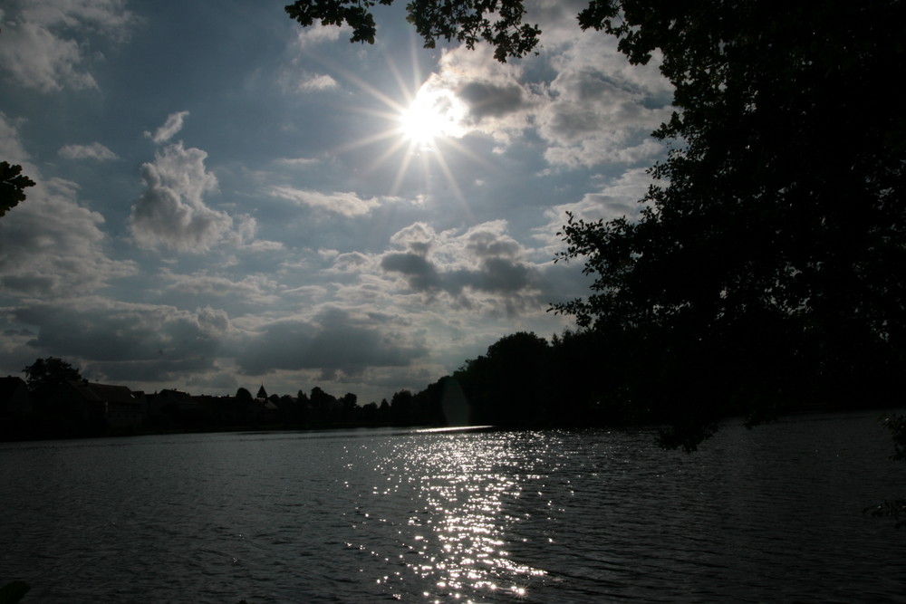 Sonnenspieglung auf der Kober