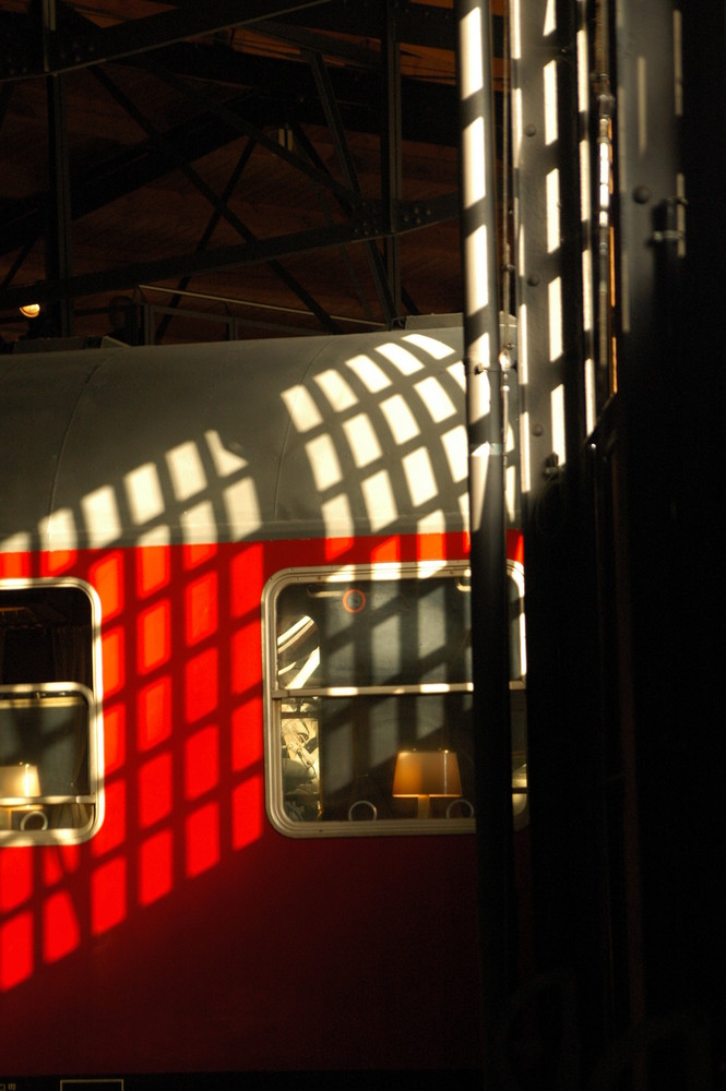 Sonnenspiel am Wagon - Technisches Museum Berlin