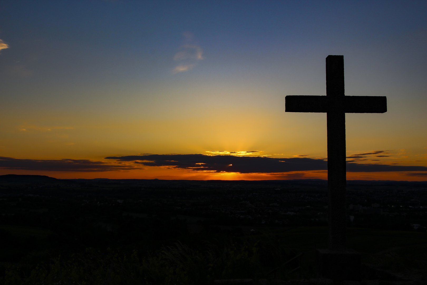 Sonnenstahlen am Abend