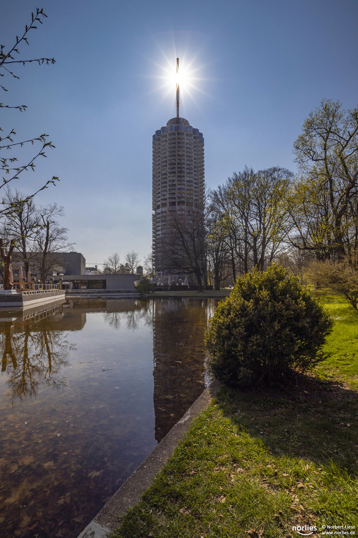 Sonnenstern am Hotelturm