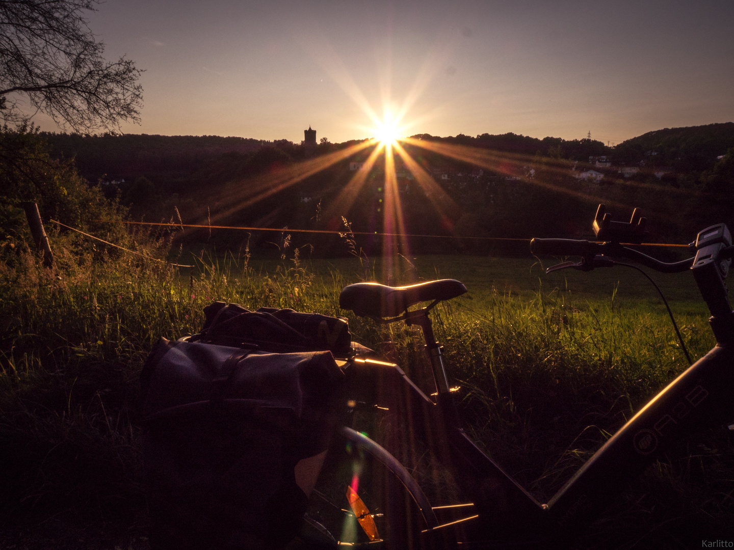 Sonnenstern-Fahrradsattel