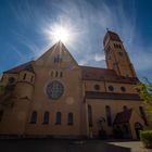 Sonnenstern über Herz-Jesu-Kirche