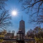 Sonnenstern und Hotelturm