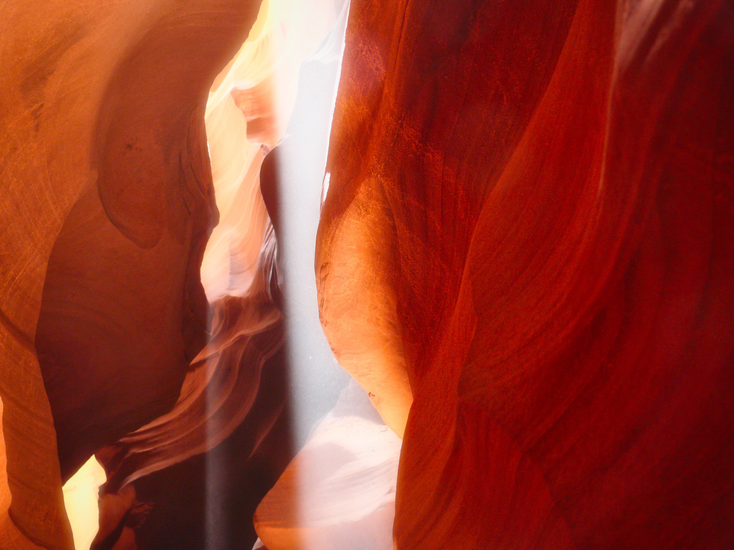 Sonnenstrahl im Antelope Canyon