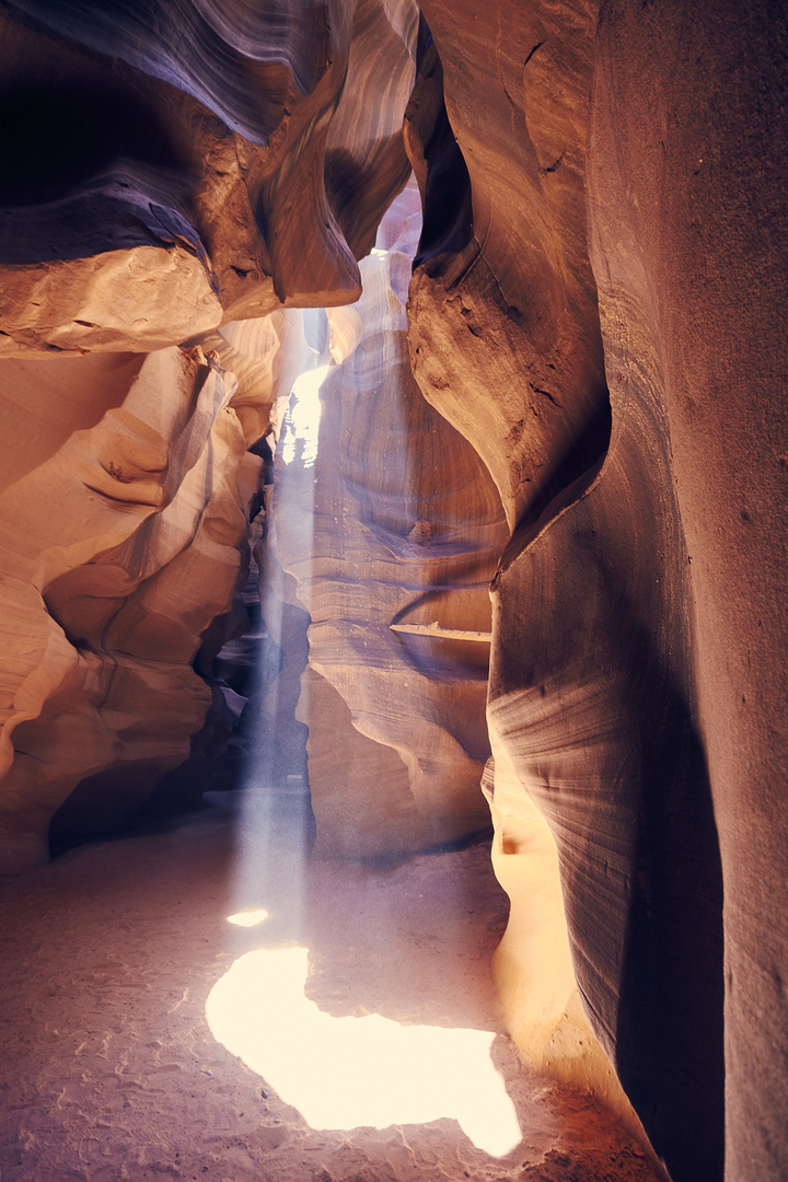 Sonnenstrahl im Antelope Canyon, USA