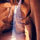 Sonnenstrahl im Antelope Canyon, USA