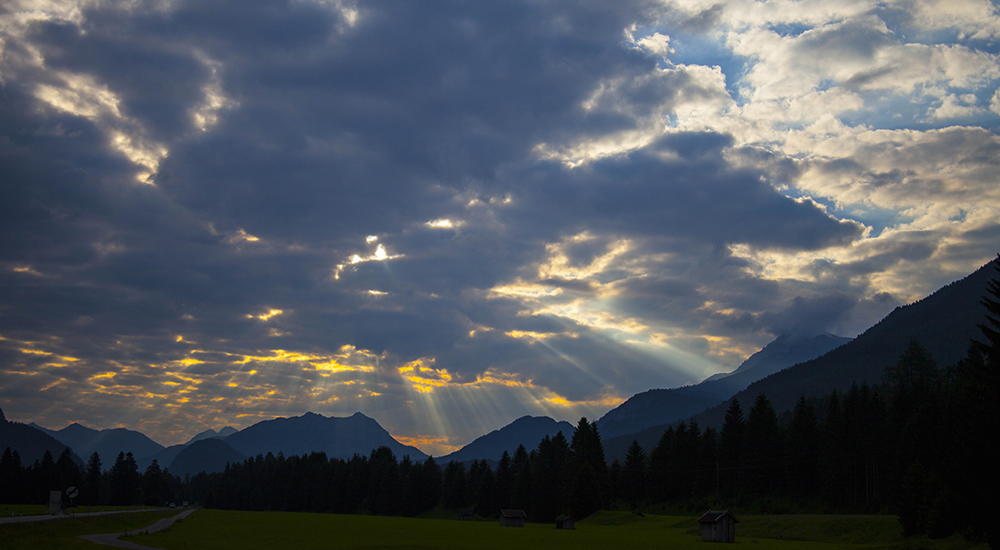 Sonnenstrahlen ...