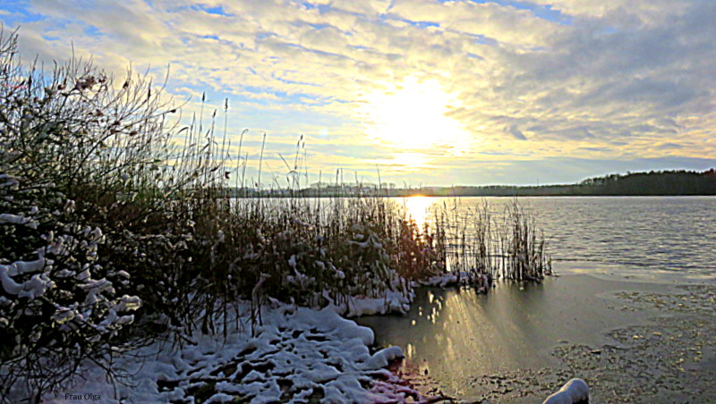 Sonnenstrahlen am See