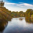 Sonnenstrahlen - an der Leine/Hannover