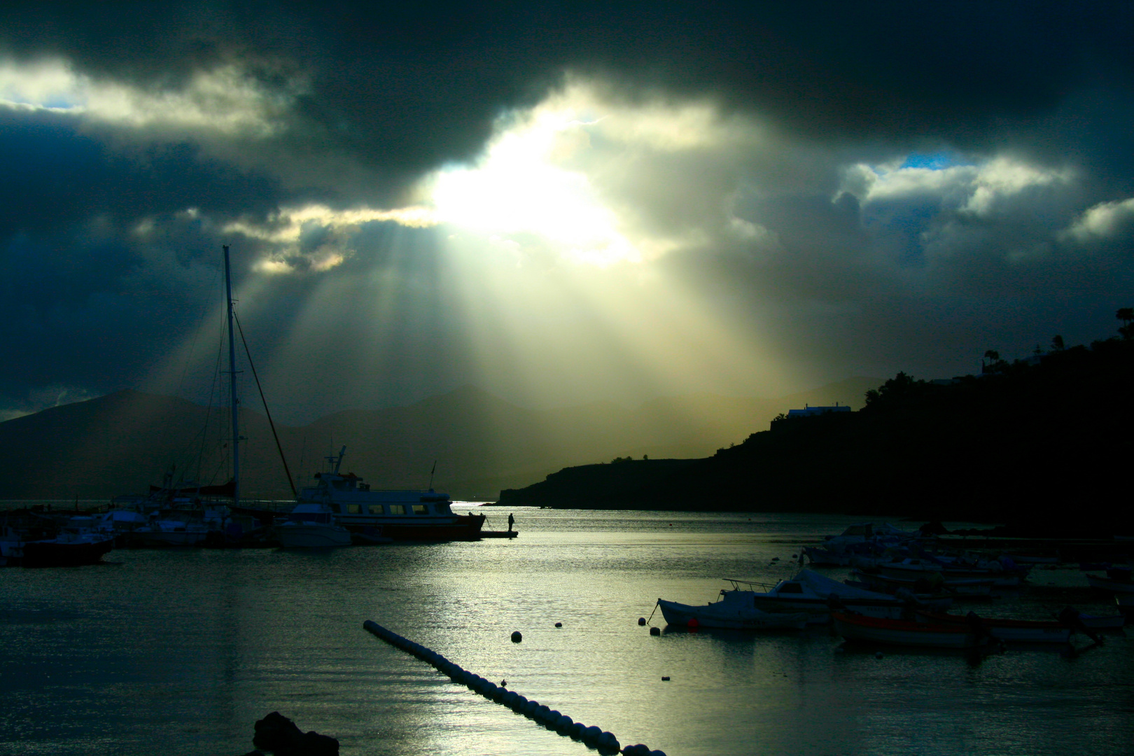 Sonnenstrahlen auf Lanzarote