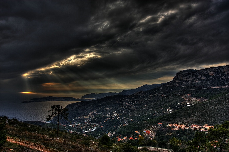 Sonnenstrahlen auf Nizza