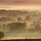 Sonnenstrahlen durch den Nebelschleier