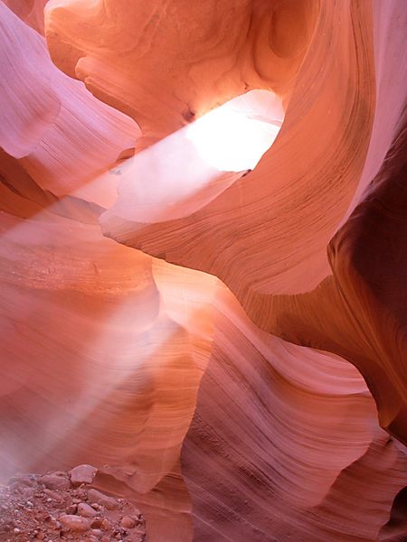 Sonnenstrahlen im Antelope Canyon