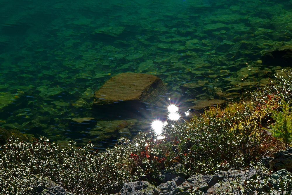 Sonnenstrahlen im Brechsee