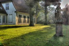 Sonnenstrahlen im Park