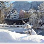 SONNENSTRAHLEN IM SCHNEE .........am Lech - Füssen