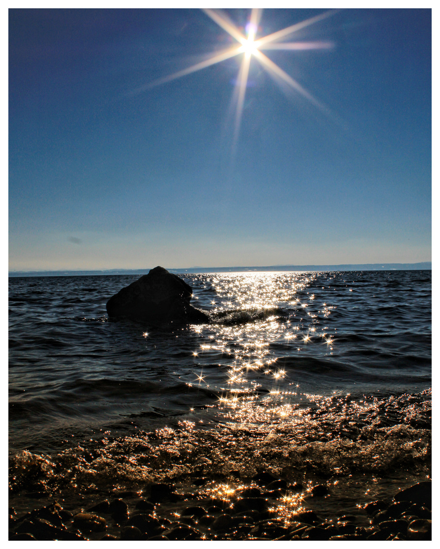 Sonnenstrahlen Spiegelung 