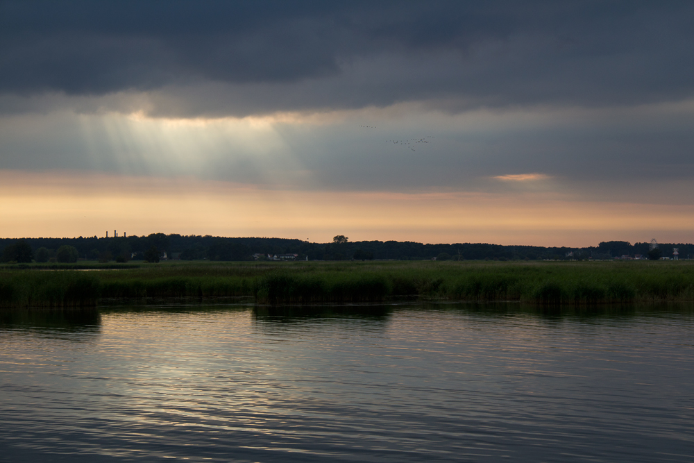 Sonnenstrahlen über Freest