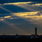 Sonnenstrahlen und Ulrichsbasilika